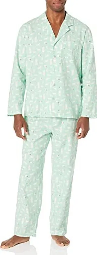Amazon Essentials Men's Flannel Pajama Set