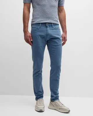 Men's Cotton-Stretch 5-Pocket Pants