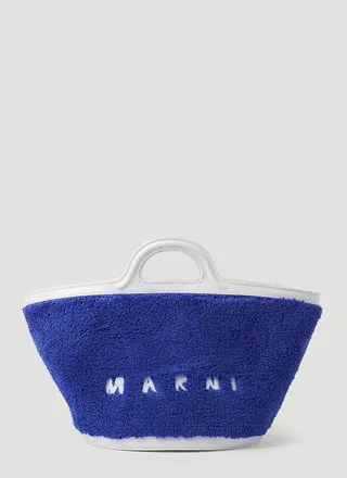 Marni Tropicalia Logo Embellished Tote Bag