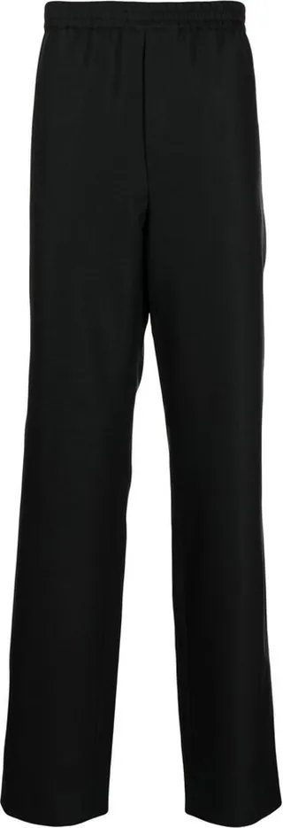 Straight-Leg Cut Trousers