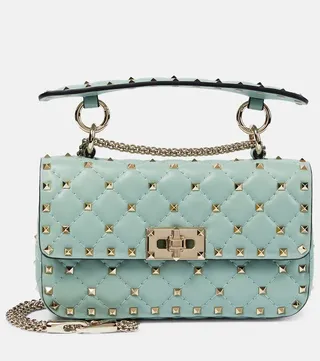 Rockstud Spike Small leather shoulder bag