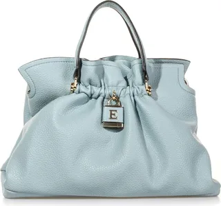 Octavia Curled Tote Bag With Shoulder Strap
