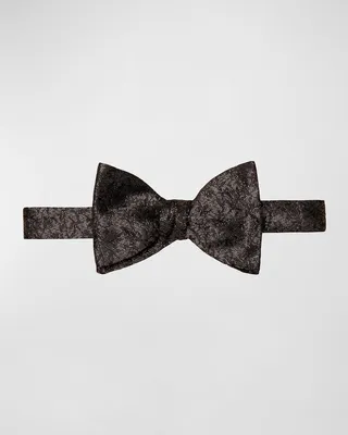 Men's Pre-Tied Floral Bow Tie