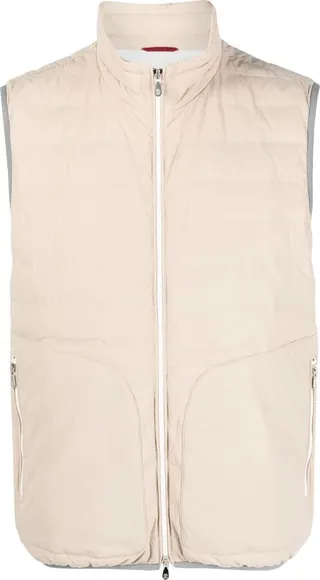 Quilted Down-Feather Gilet