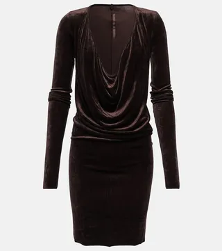 Velvet minidress