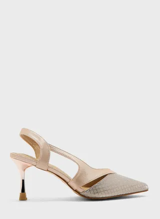 Embellished Strap Pumps
