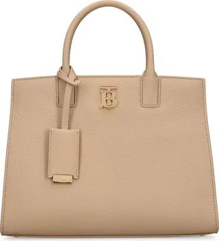Mini Frances grainy leather tote bag
