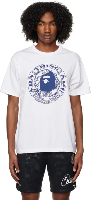 BAPE White Archive Graphic #5 T-Shirt
