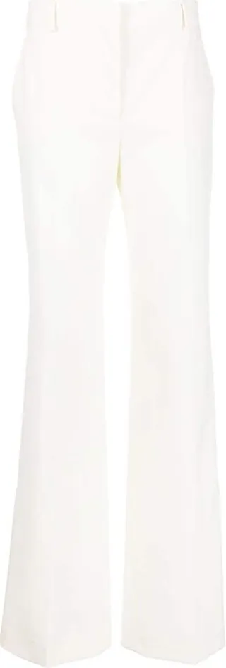 Straight-Leg Cut Trousers