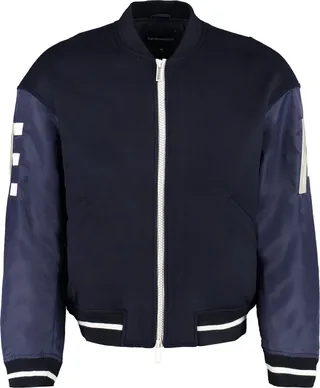 Wool-blend Bomber Jacket