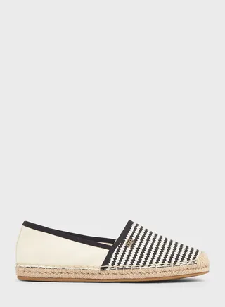 Embroidered Flat Espadrille