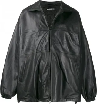 Leather Zip-up Jacket