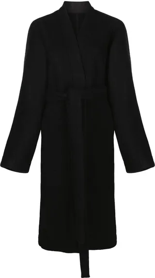 Dagger wrap robe coat