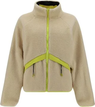 Woolrich Curly Reversible Zipped Fleece Jacket