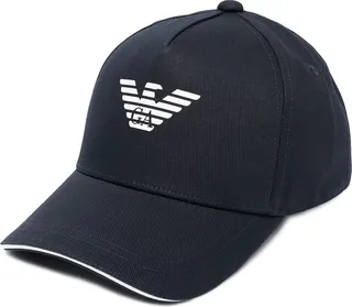 EMPORIO ARMANI- Logo Cotton Baseball Cap