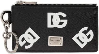 Dolce & Gabbana Logo-Printed Zipped Cardholder