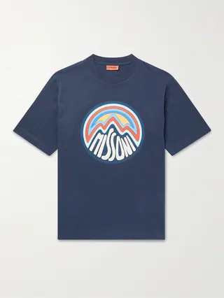 Logo-Embroidered Cotton-Jersey T-Shirt