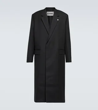 Oversized wool coat
