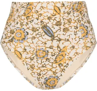 Zahara citrus-print bikini bottoms