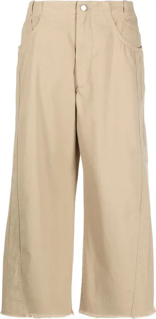 Hart cropped wide-leg trousers