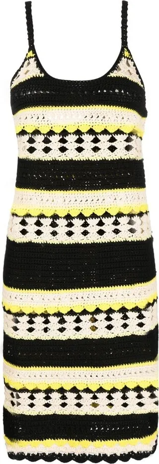GANNI- Crochet Mini Dress