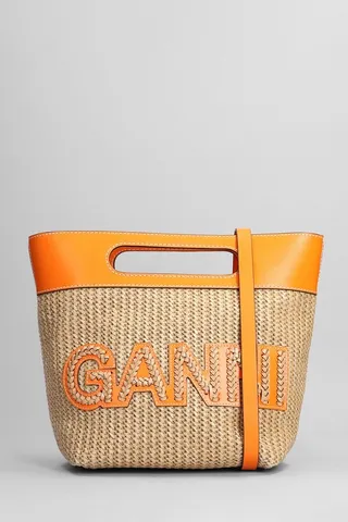 Hand Bag In Beige Silver