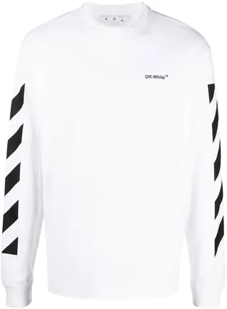 logo-print long-sleeve T-shirt