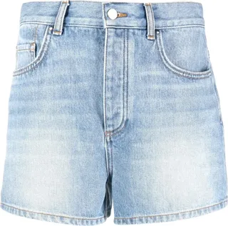 High-Waisted Denim Shorts