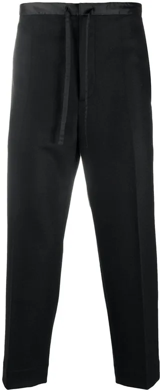 Cropped Wool Trousers