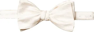 Silk Pin-Dot Self-Tied Bow Tie