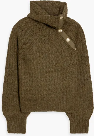 Knitted turtleneck sweater