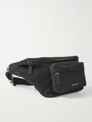 Essential U Logo-Embroidered Canvas Belt Bag