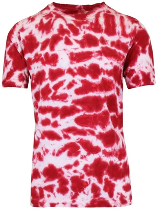 Galaxy By Harvic Men's Short Sleeve Tie-Dye Printed T-shirt