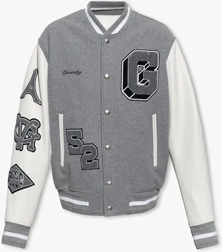 Givenchy Logo Embroidered Bomber Jacket