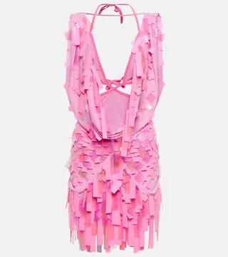 Embellished minidress