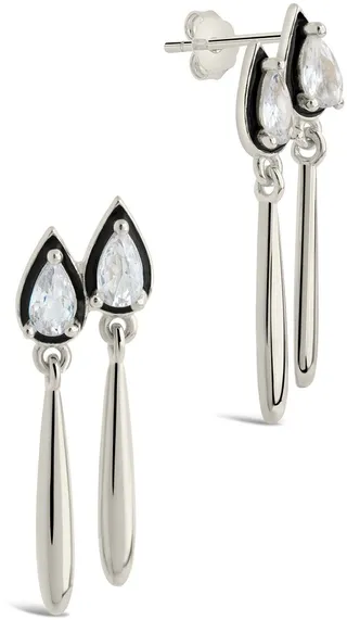 NYX CZ Dangle Earrings