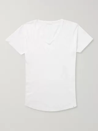 OB-V Slim-Fit Cotton-Jersey T-Shirt