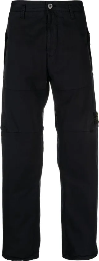 High-Waisted Straight-Leg Trousers