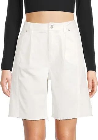 Von Frayed Denim Shorts