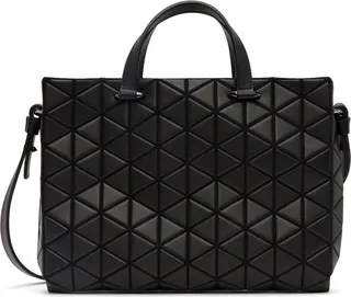 Bao Bao Issey Miyake Black Tonneau Matte Bag