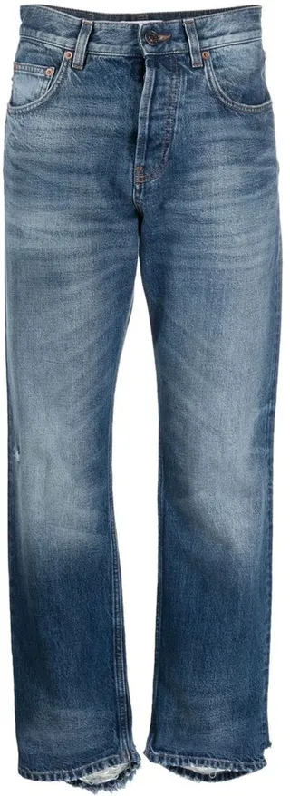Slim-Fit Distressed Jeans