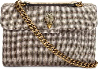 Mini Kensington houndstooth tote bag