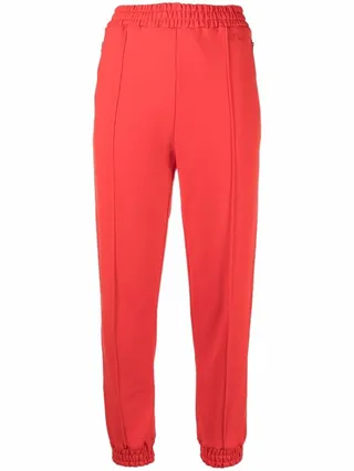 Logo-Embroidered Cotton Track Pants