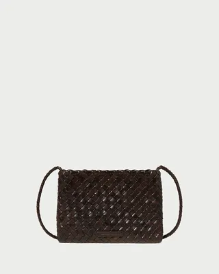 Marison Chocolate Woven Crossbody
