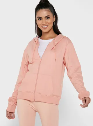 Zip Front Hoodie