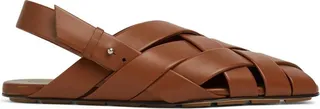 Bottega Veneta Leather Alfie Slippers