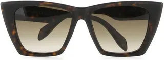 Alexander McQueen Eyewear Selvedge Cat-Eye Frame Sunglasses