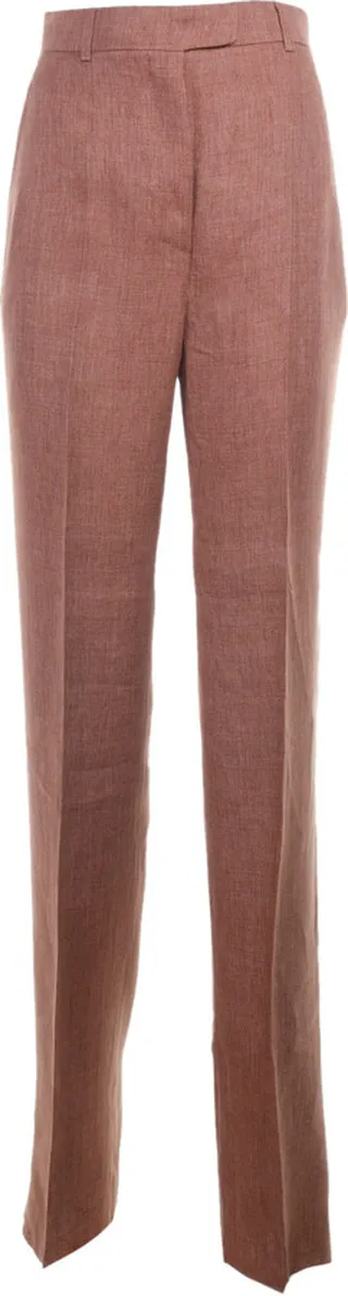 Super High-waisted Linen Trousers
