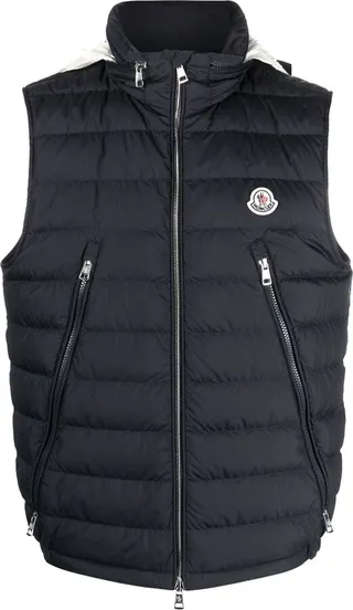 Logo-Patch Padded Vest