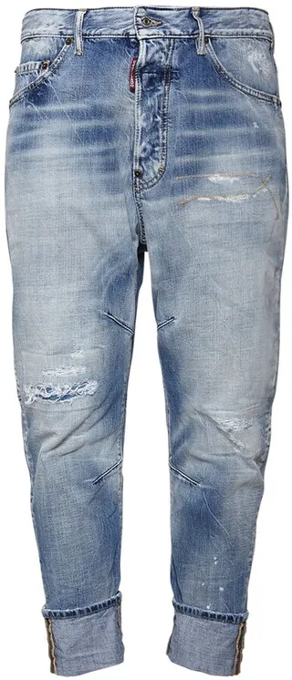 17cm Combat cotton denim jeans
